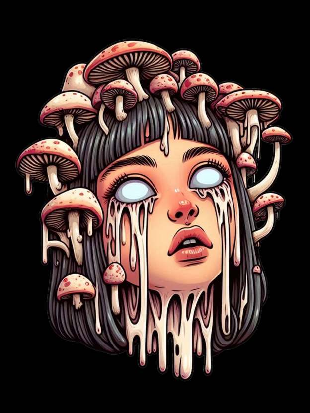 MELTING GIRL WASHED TSHIRT