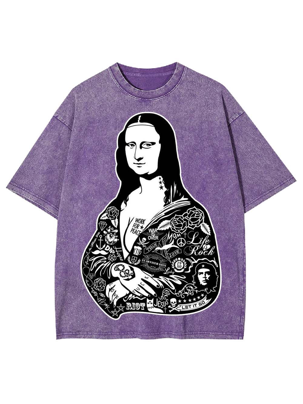 Peace and Faith Washed Tshirt