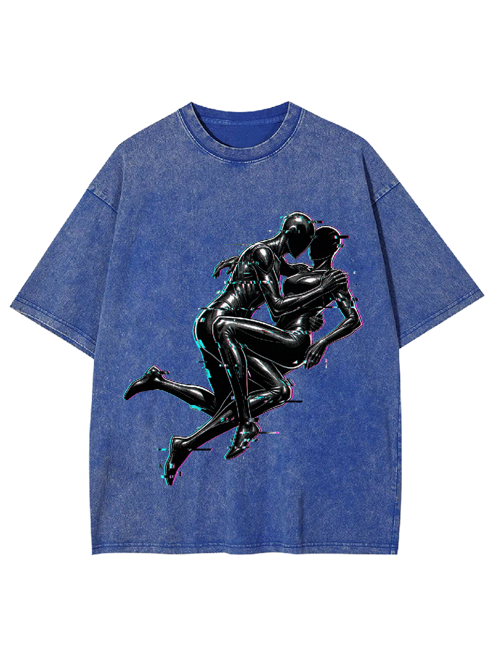 Glitch Embrace Washed Tshirt