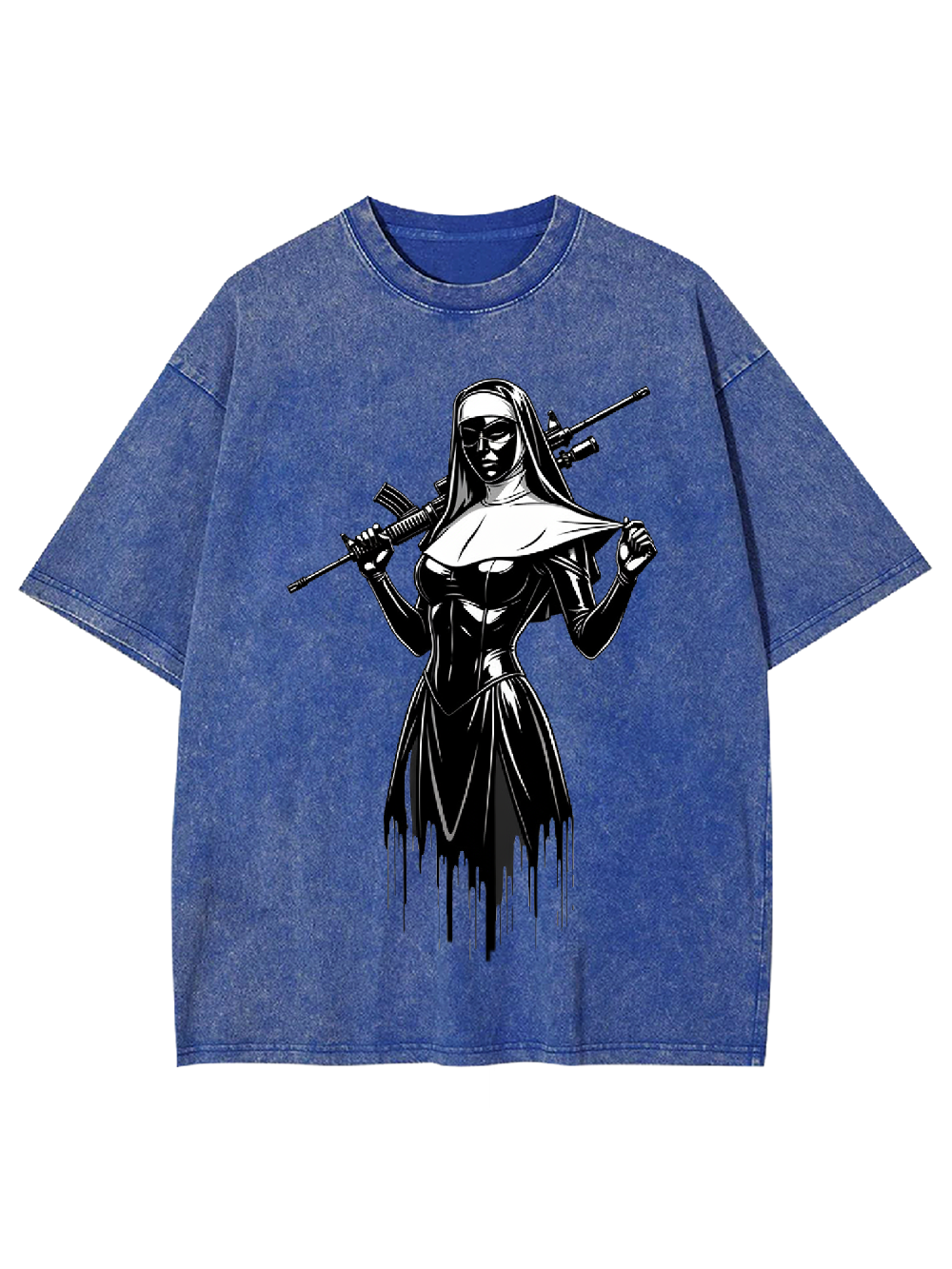 Armed Nun Washed Tshirt