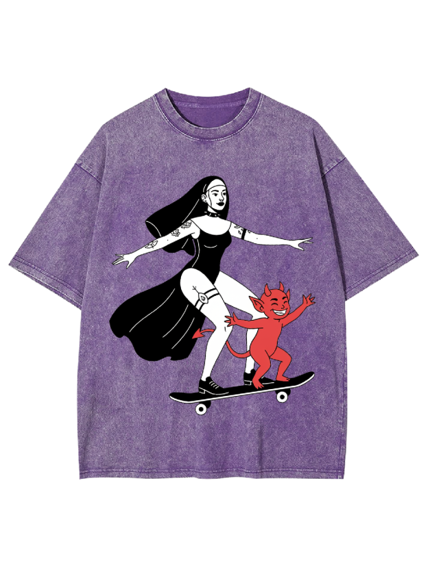 Unholy Ride Washed Tshirt