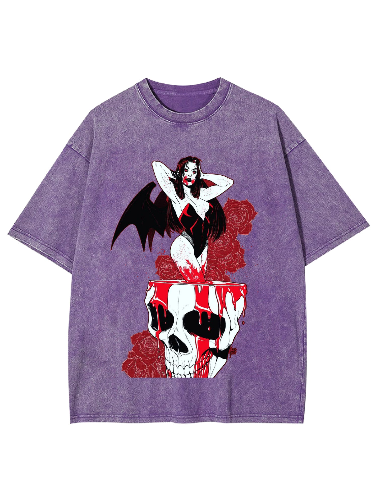 Vampiric Seduction Washed Tshirt