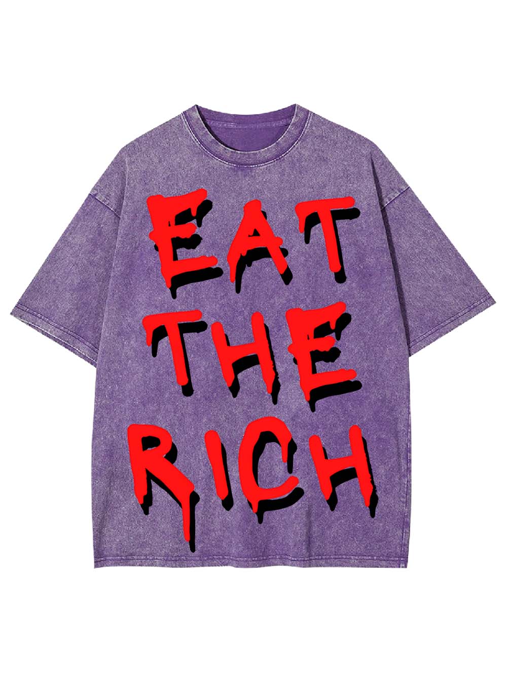 EAT THE RICH WASHED TSHIRT