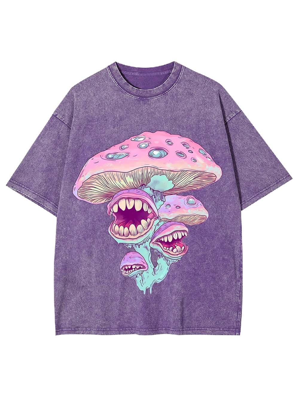 Monster Mushrooms Washed Tshirt
