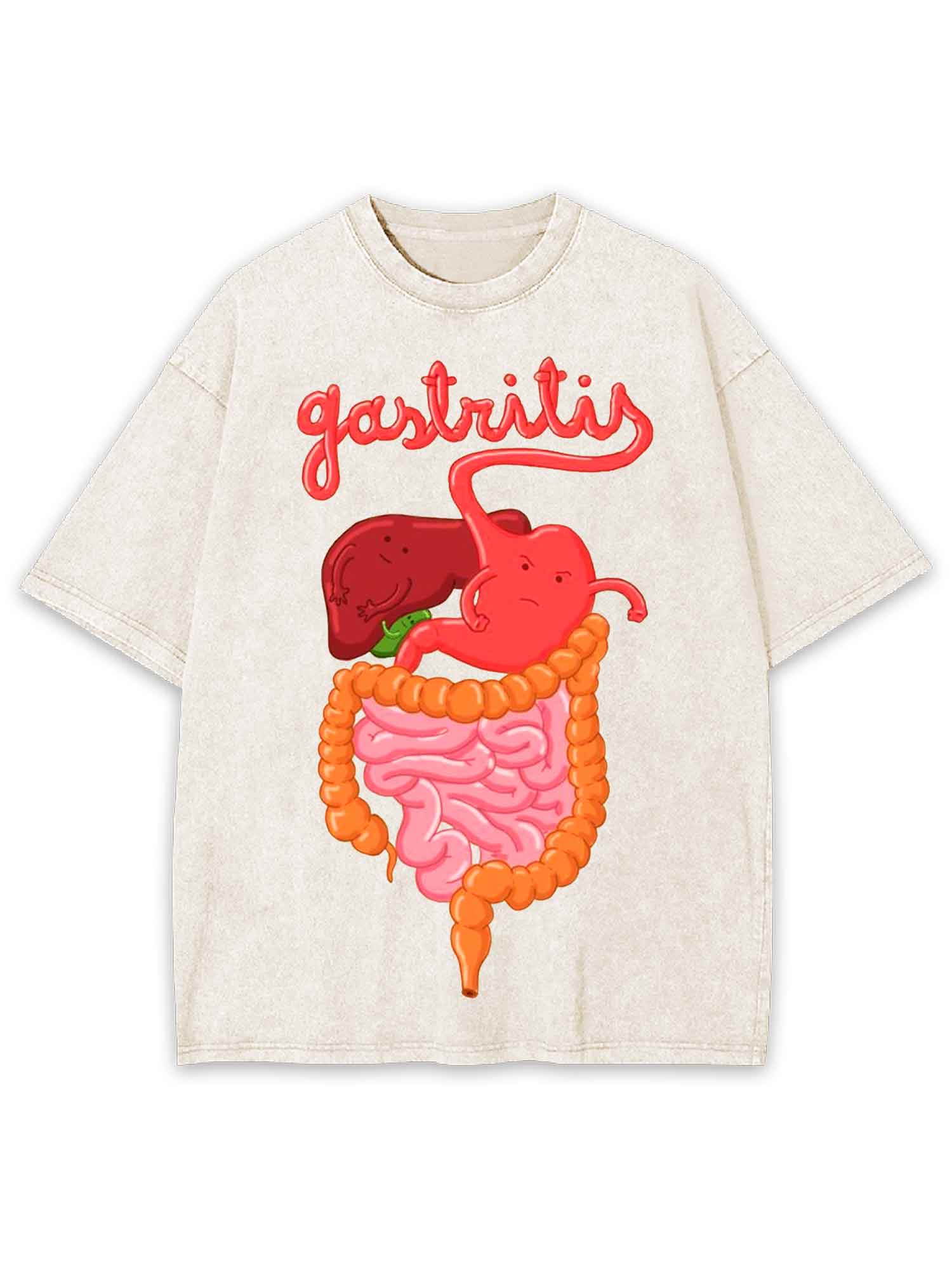 Angry Stomach Washed Tshirt