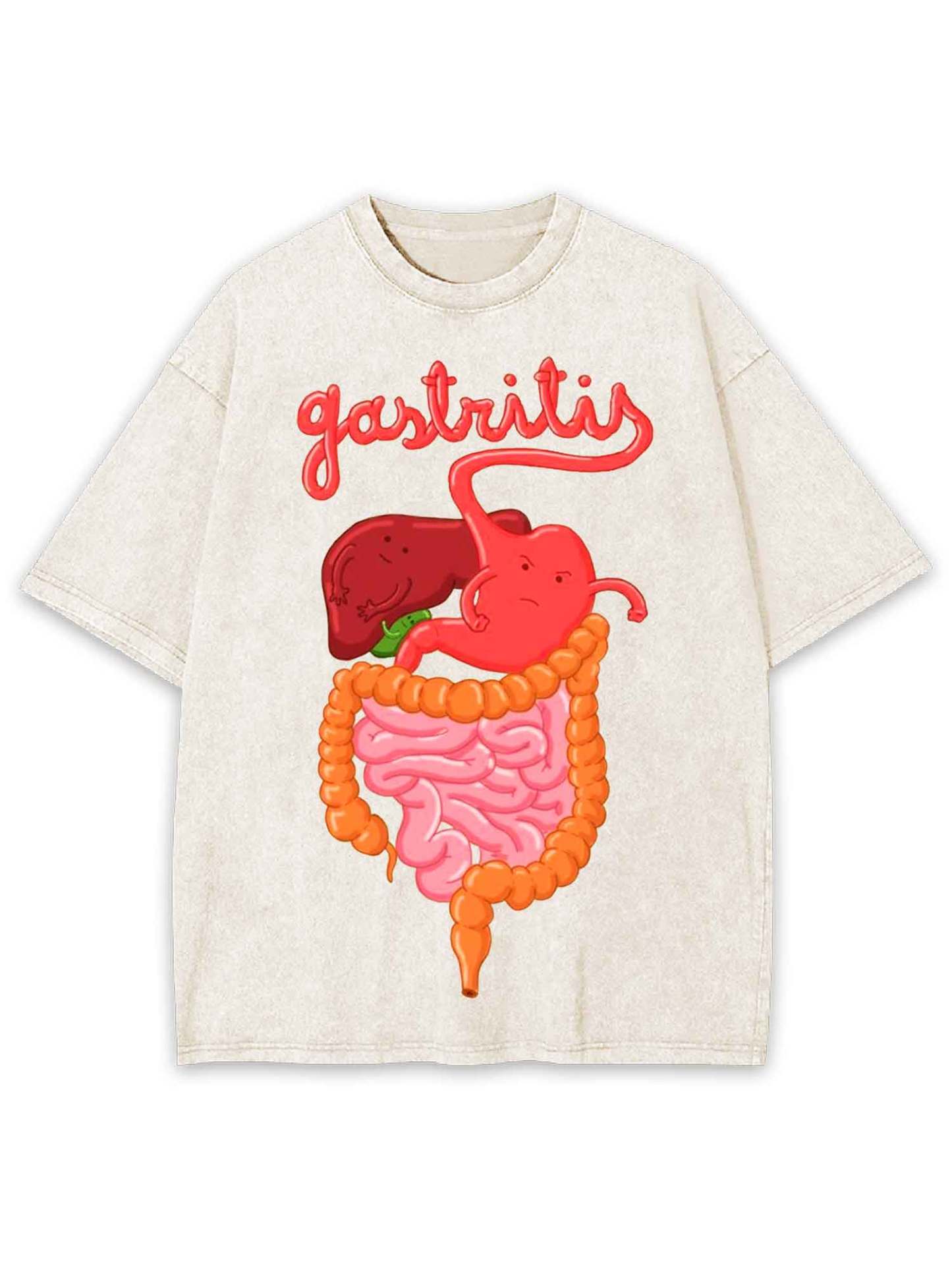 Angry Stomach Washed Tshirt