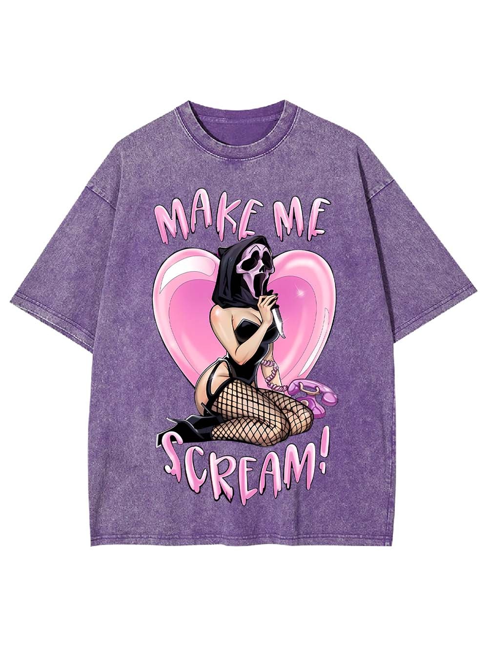 Make Me Scream! Washed Tshirt