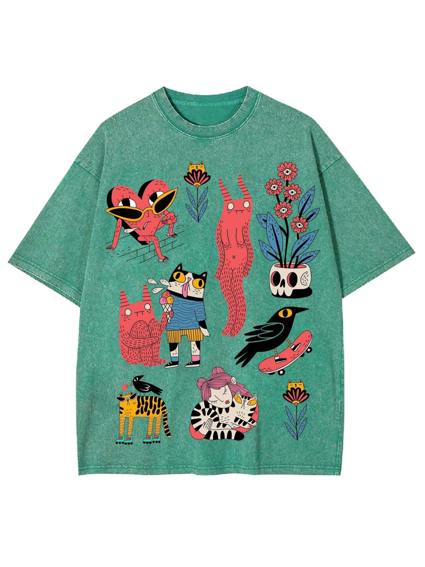 A Different Me Washed Tshirt-ClassyOutlaw Sale