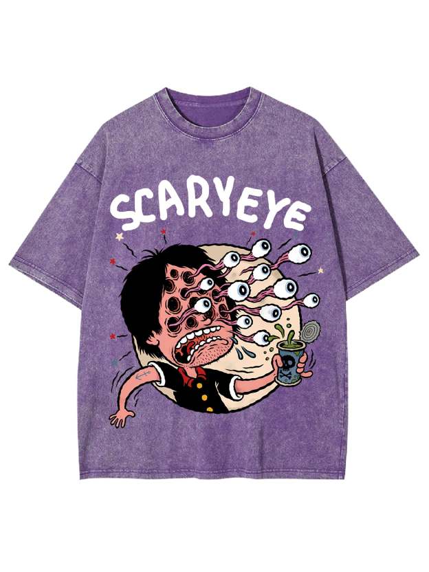 Scary Eye Washed Tshirt