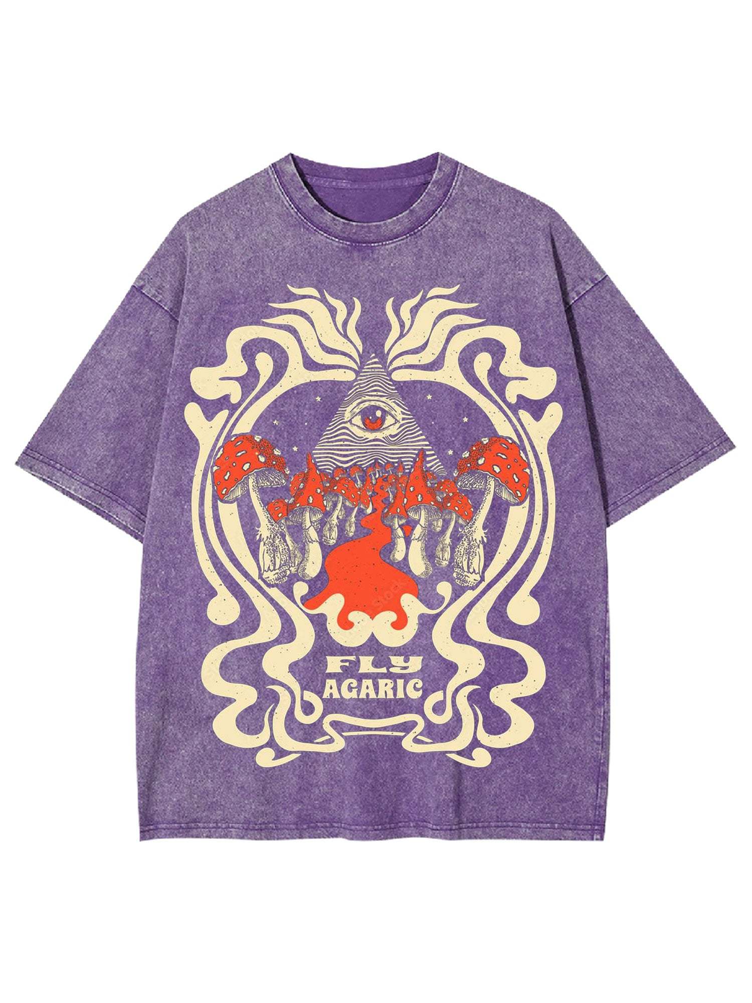 Fantasy Mushroom Washed Tshirt