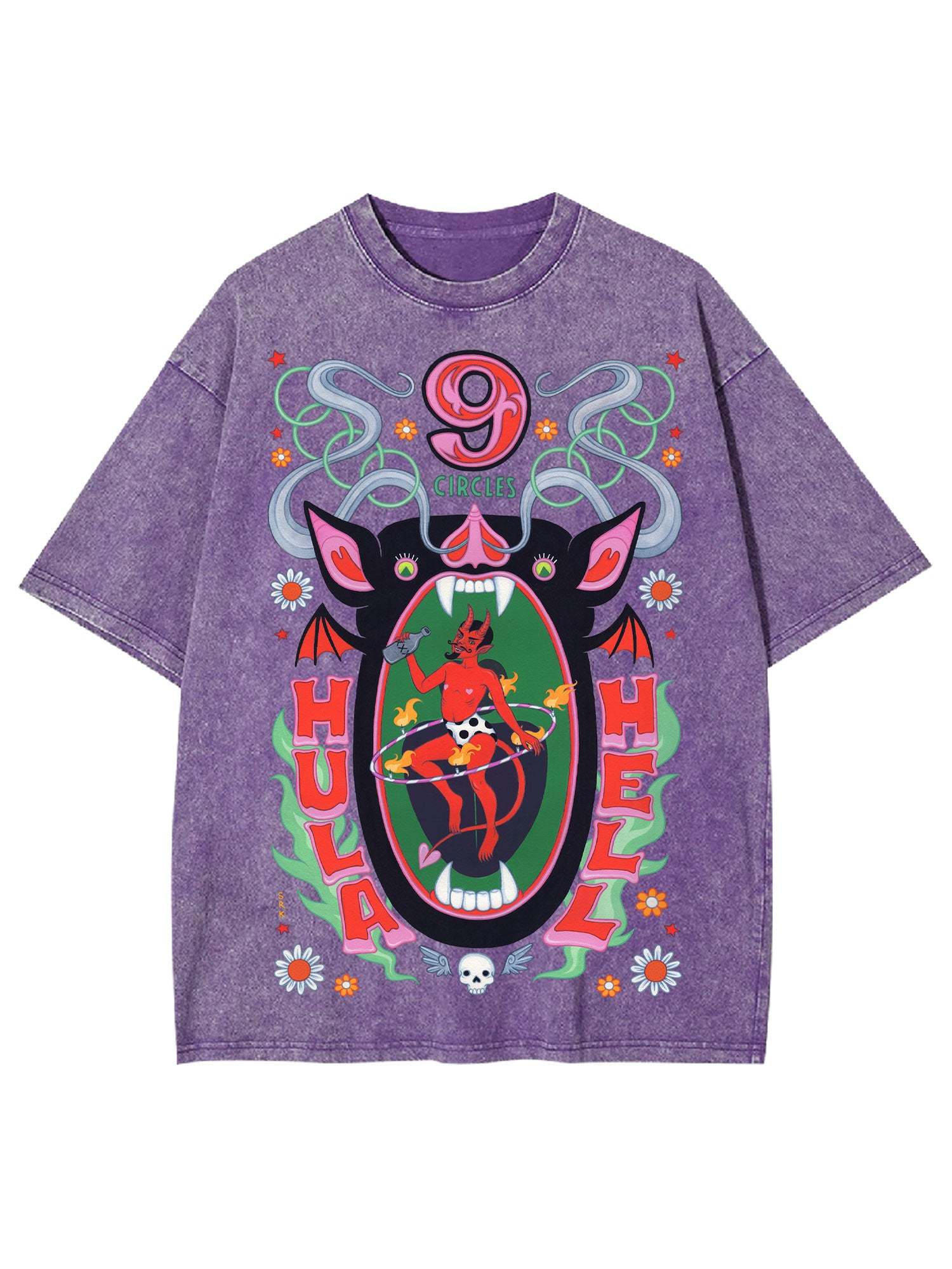 Hula Hell Washed Tshirt