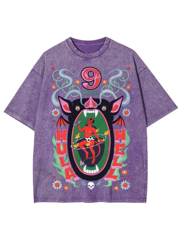 Hula Hell Washed Tshirt