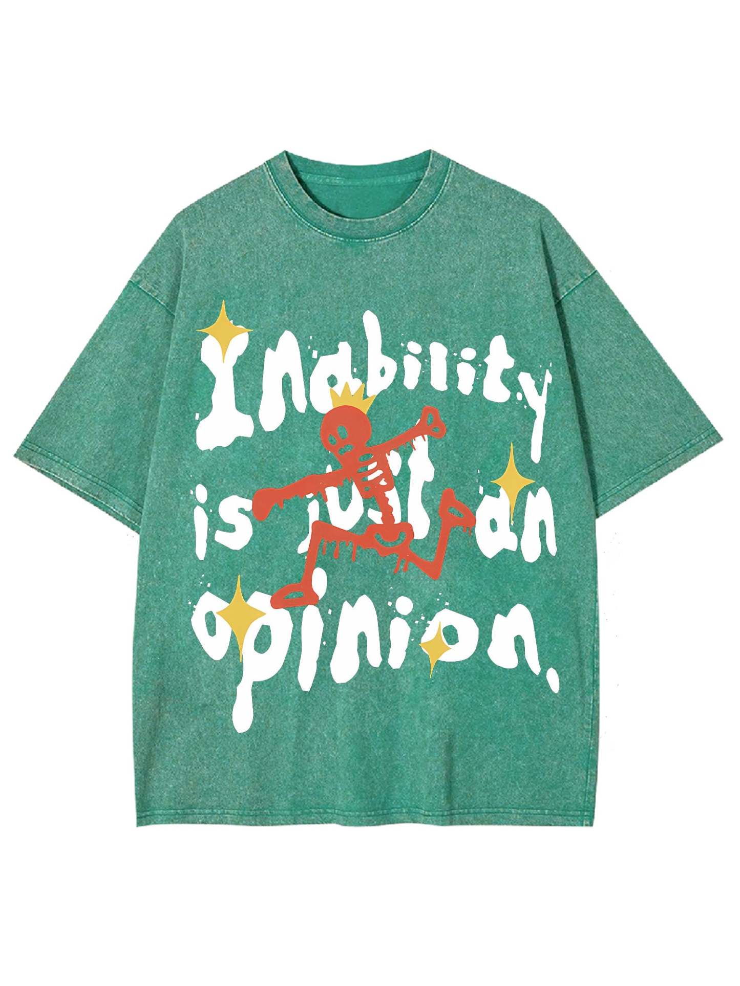 Inability Is Just An Opinion Washed Tshirt