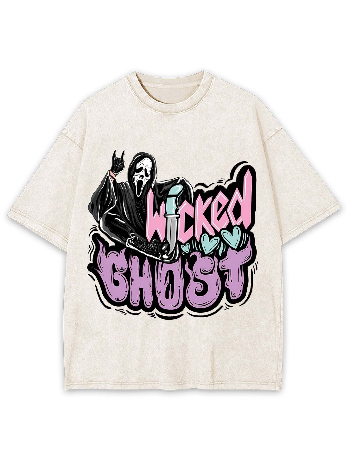 Wicked Ghost Washed Tshirt