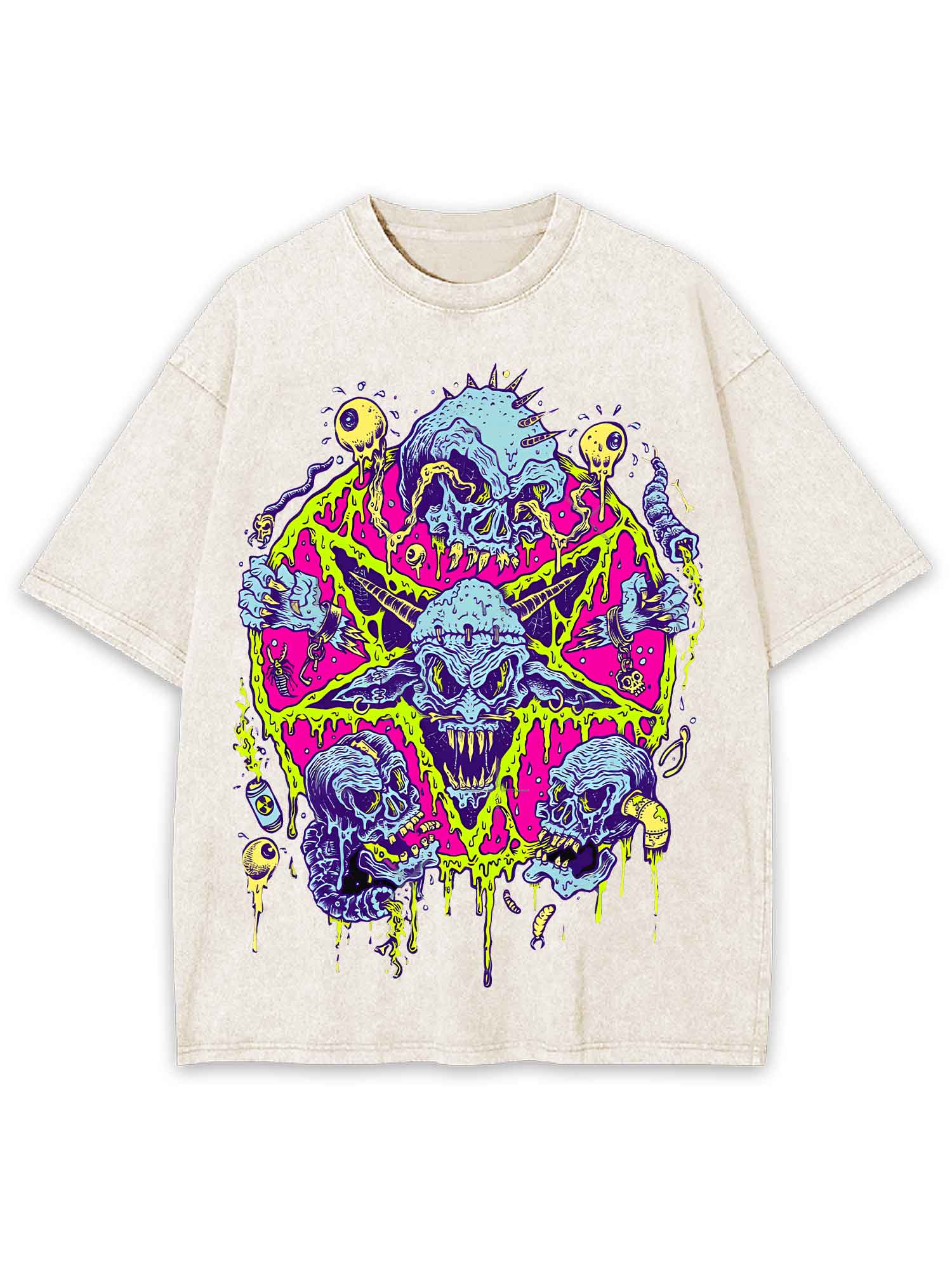 Neon Nightmare Washed Tshirt