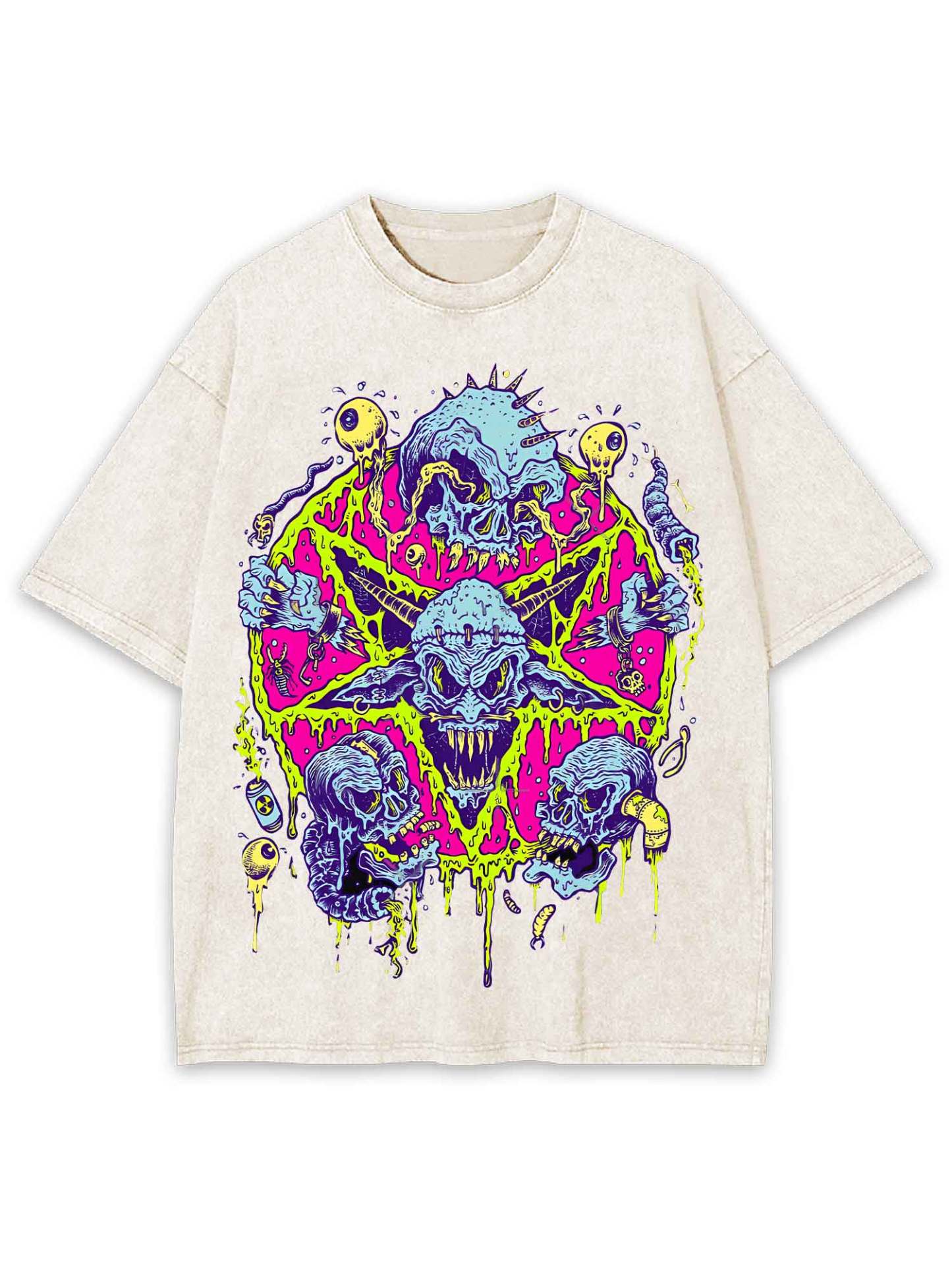 Neon Nightmare Washed Tshirt