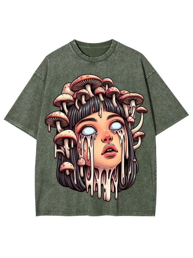 MELTING GIRL WASHED TSHIRT