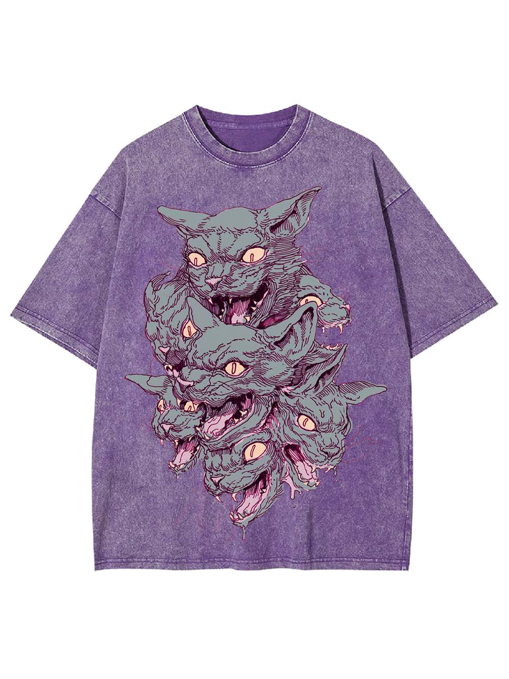 Multi-Headed Beast Washed Tshirt