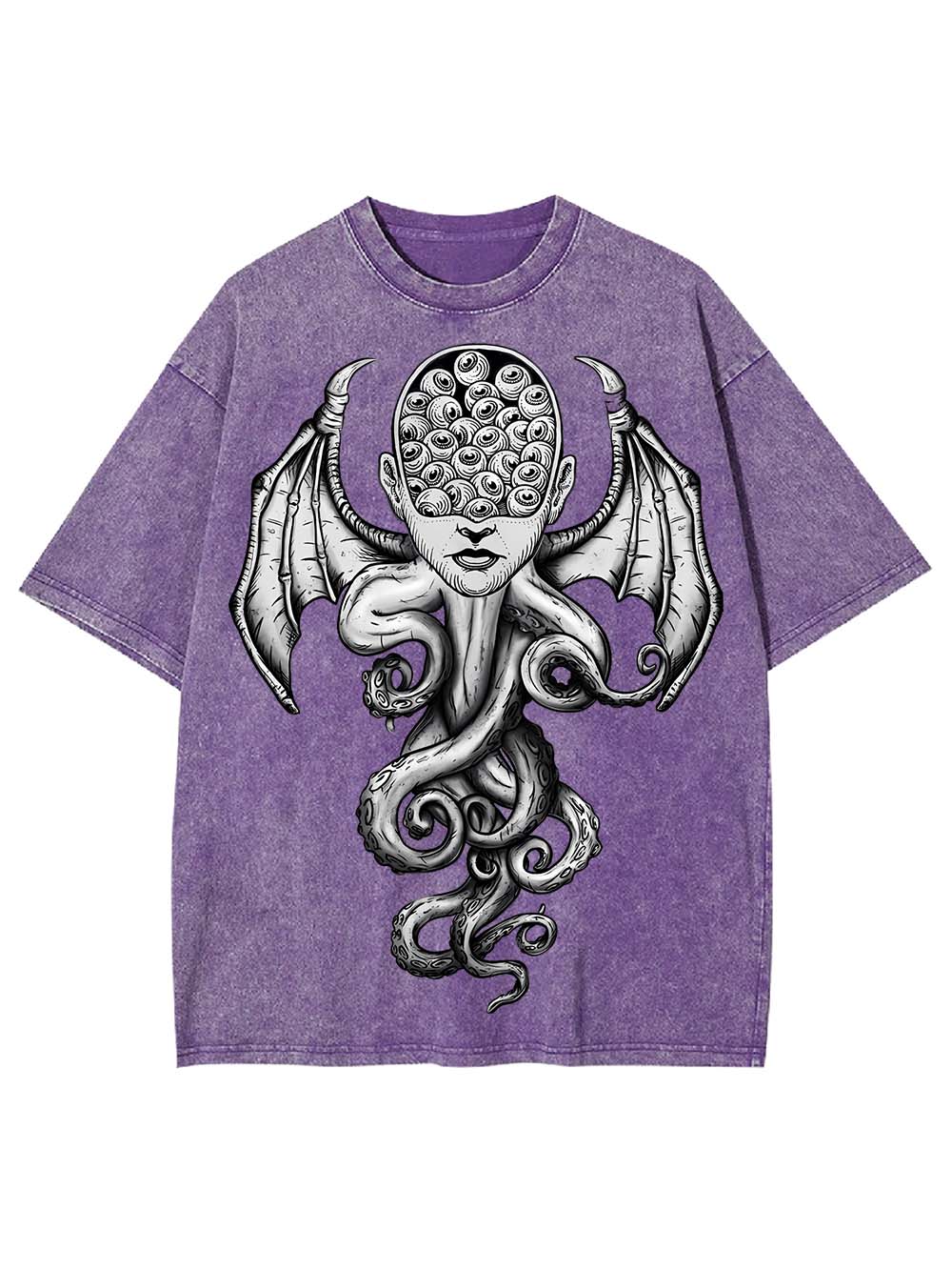 Octopus-Woman Hybrid Washed Tshirt