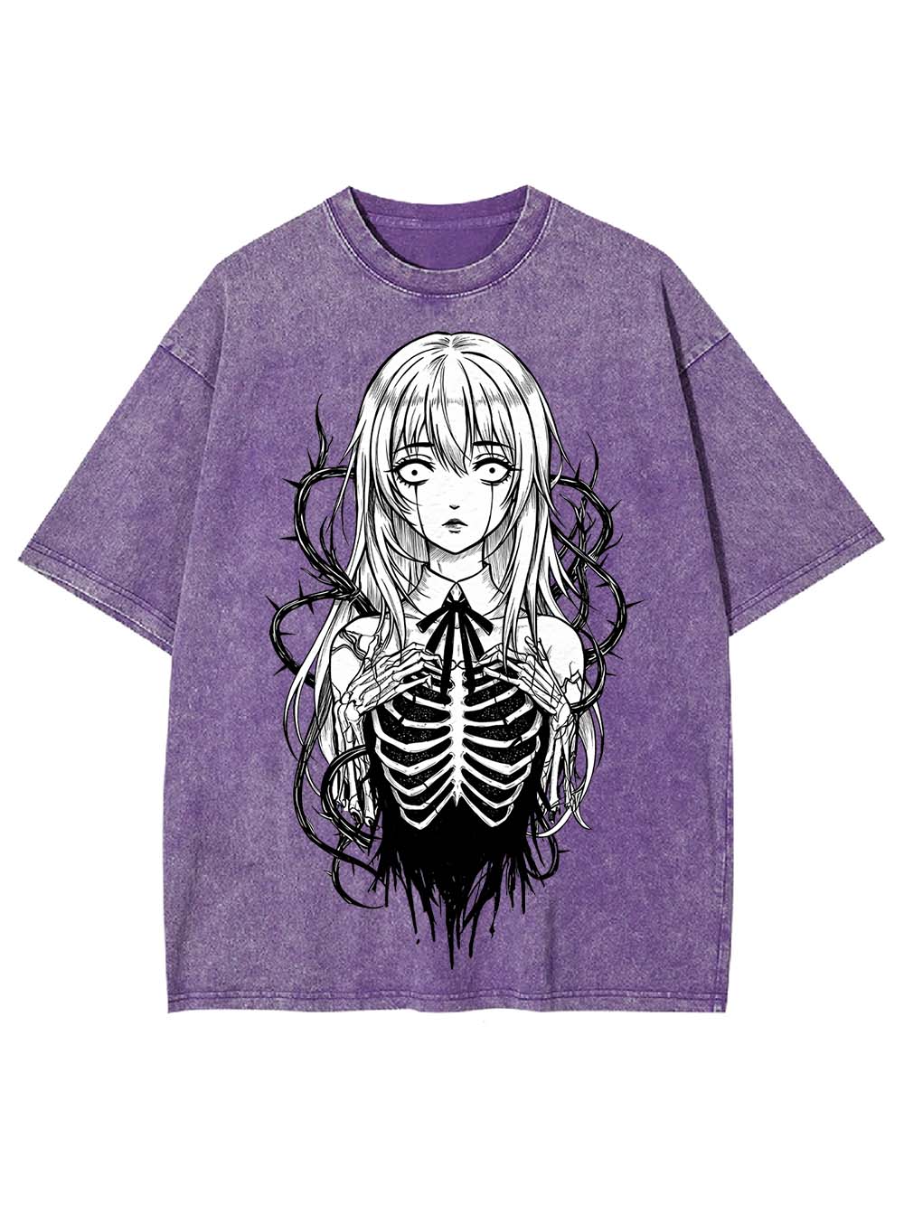 Spirit of the Skeleton Girl Washed Tshirt