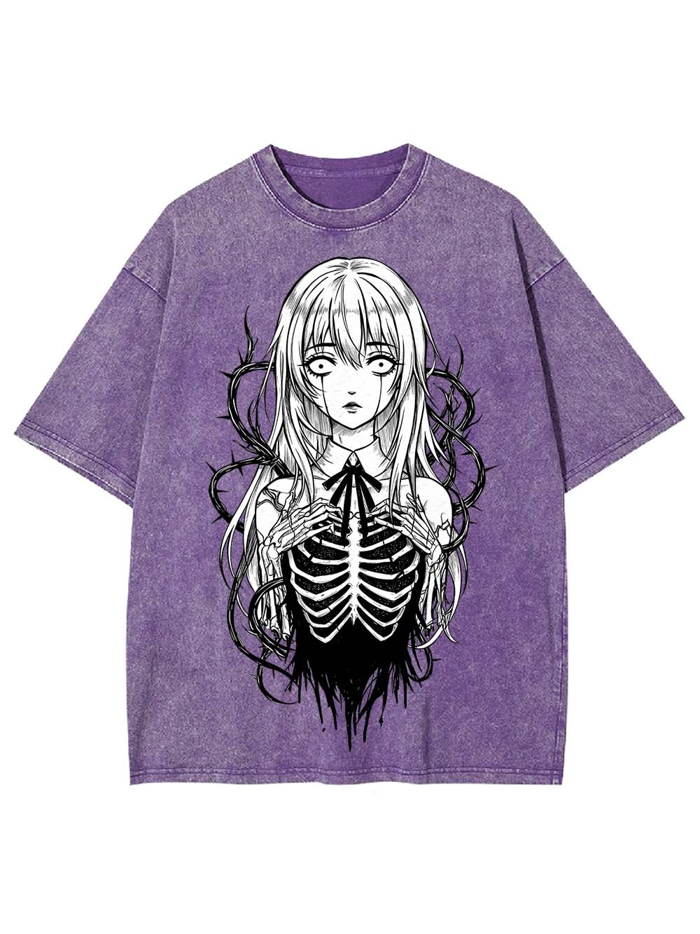 Spirit of the Skeleton Girl Washed Tshirt