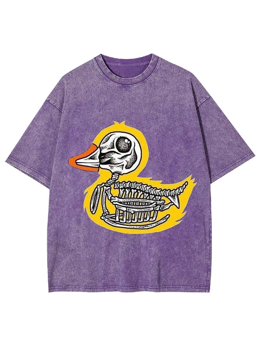 Skeleton Duck Washed Tshirt