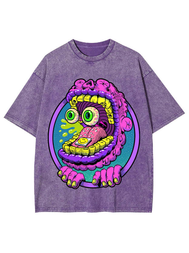 Monster Mouth Madness Washed Tshirt