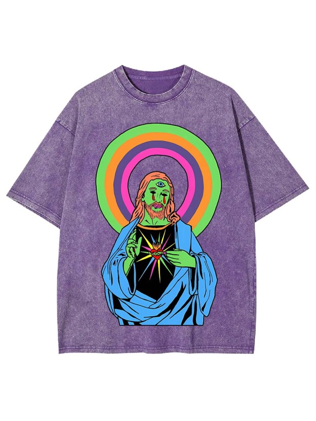 DIVINE VISION WASHED TSHIRT