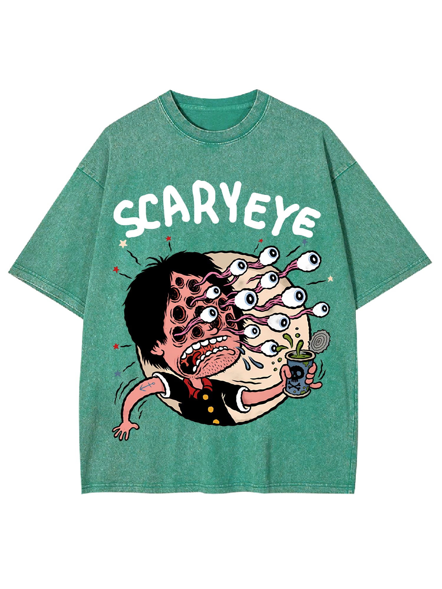 Scary Eye Washed Tshirt