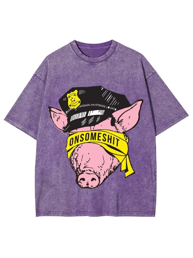 Onsomeshit Washed Tshirt Onsomeshit