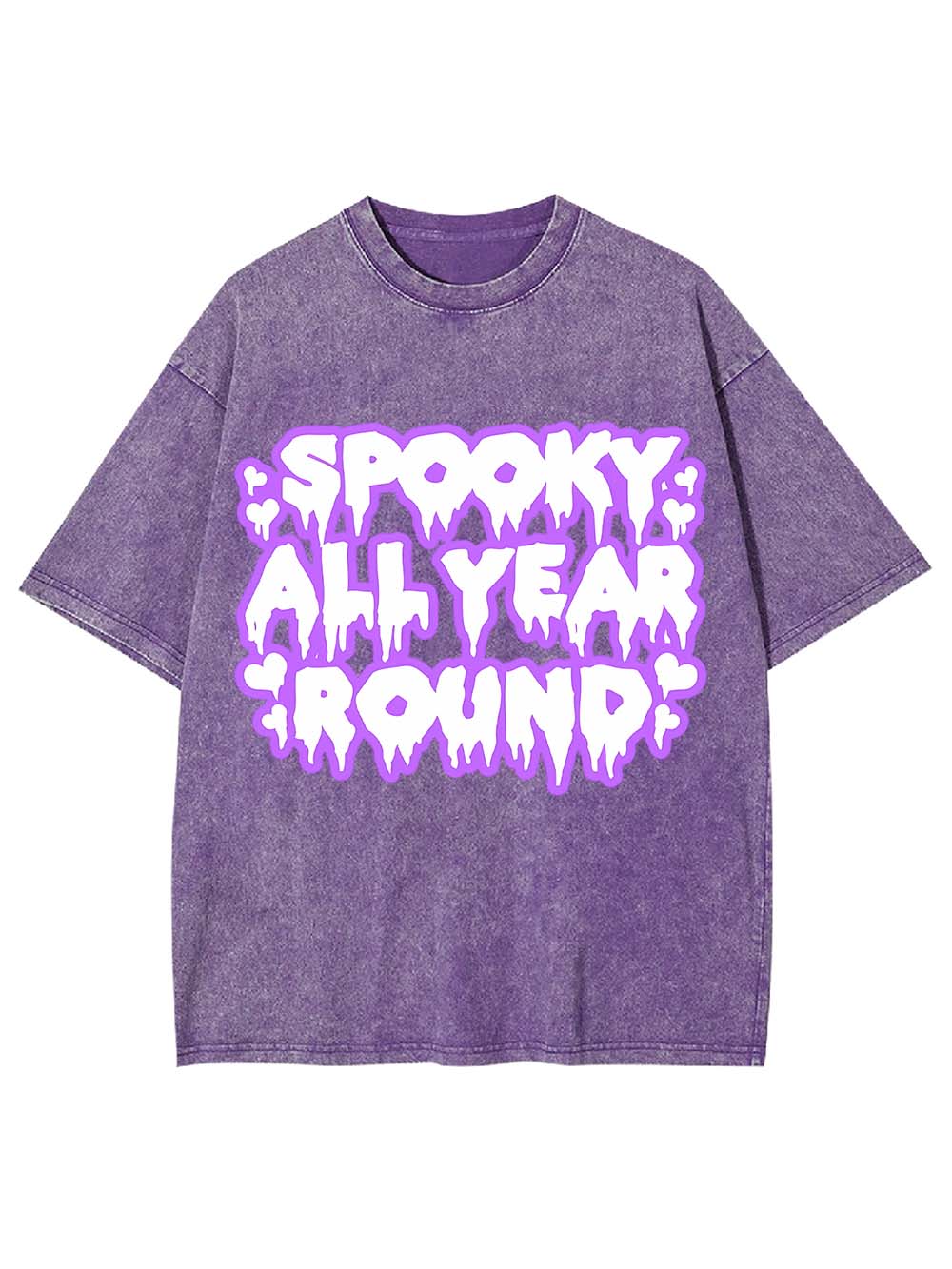Spooku All Year Round Washed Tshirt
