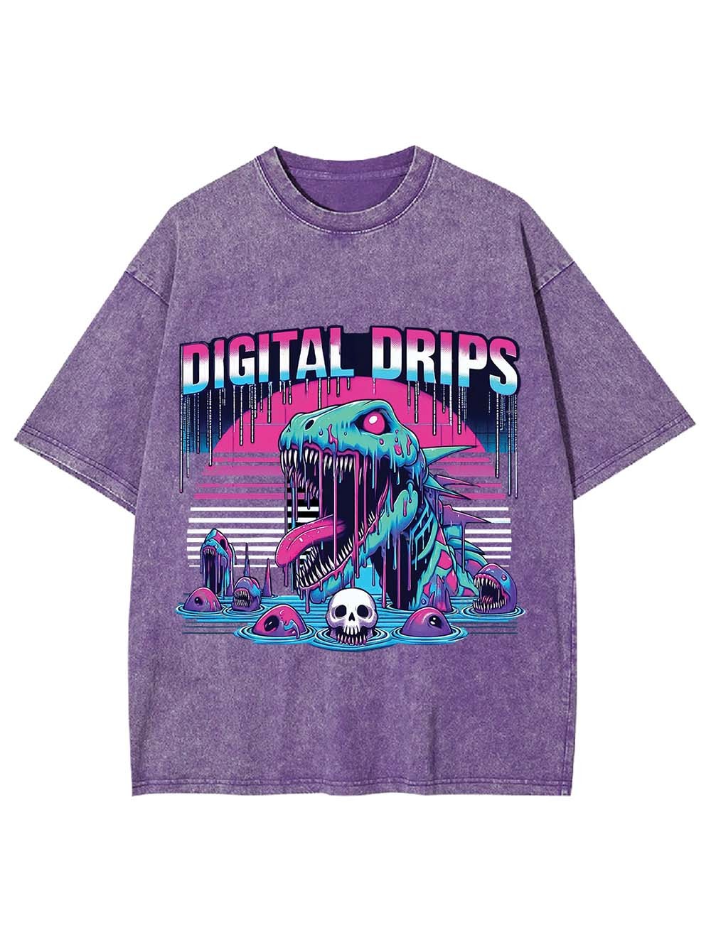 Digital Drips Washed Tshirt