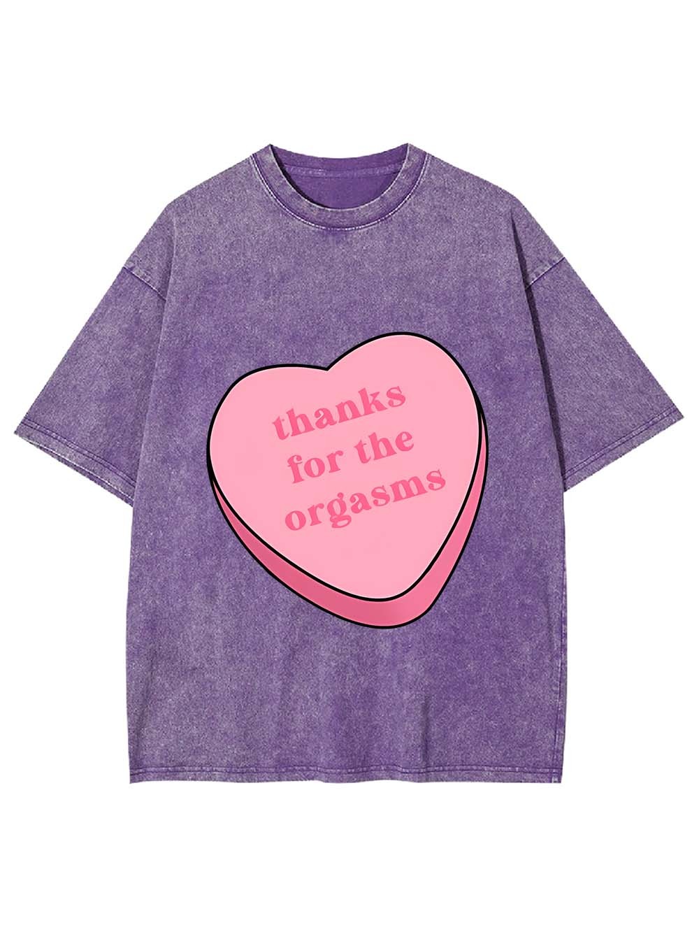 Thanks For The Orgasms Washed Tshirt