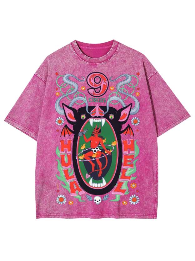 Hula Hell Washed Tshirt
