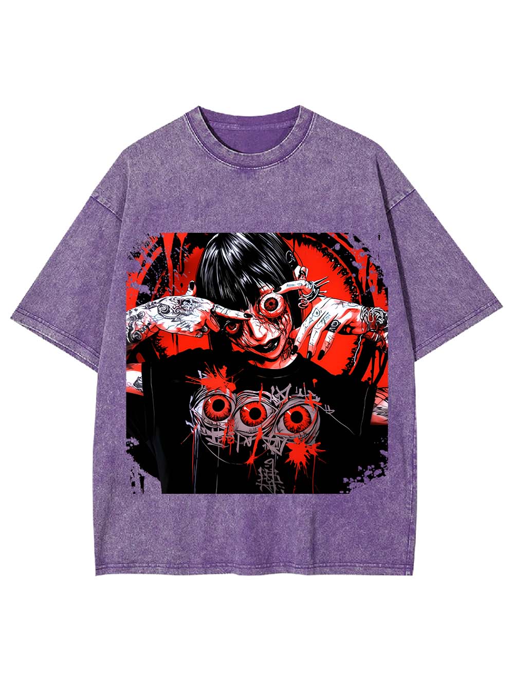EYES OF MADNESS WASHED TSHIRT