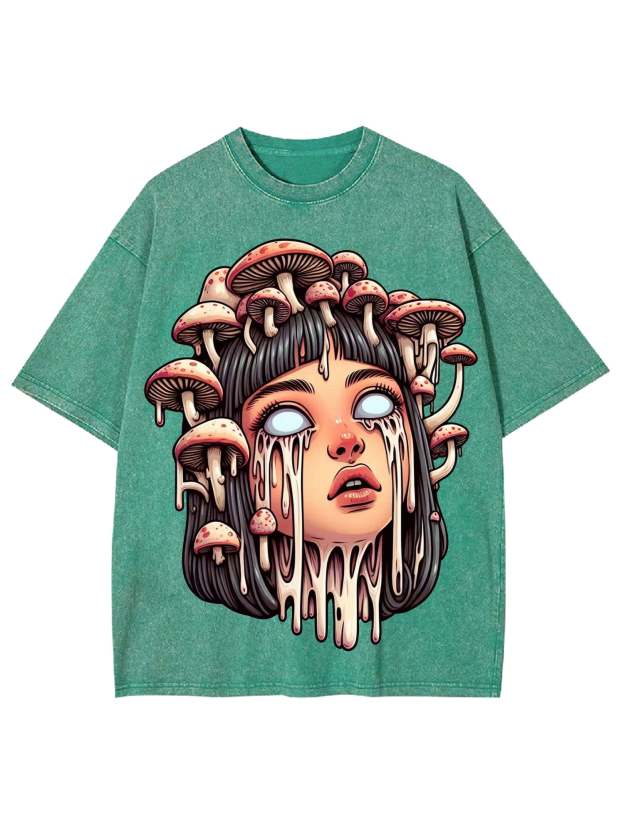 MELTING GIRL WASHED TSHIRT