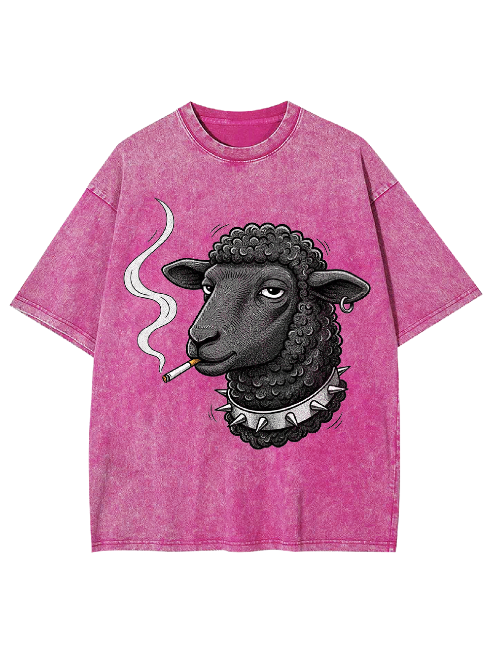 Smoking Black Sheep Washed Tshirt