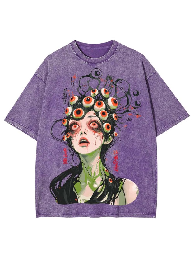 Eyeball Medusa Washed Tshirt