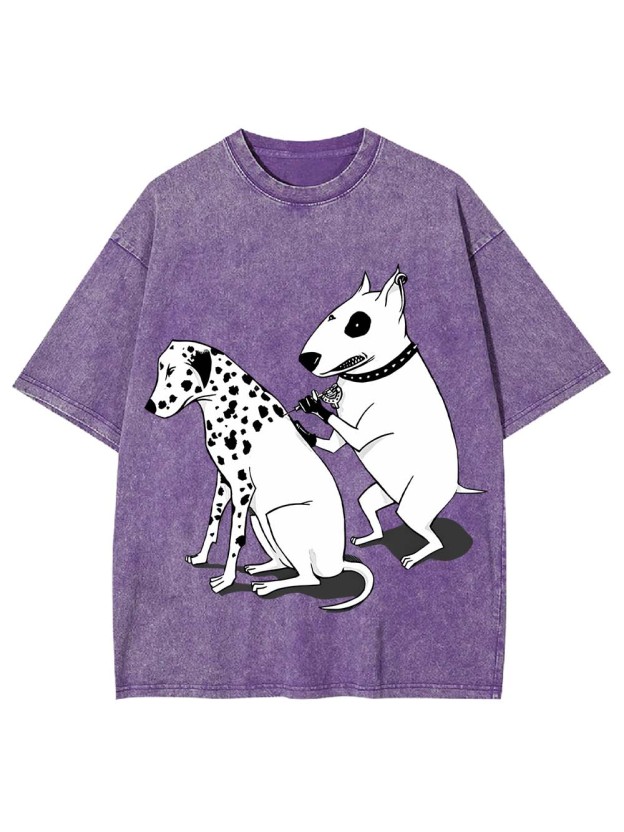 Dog Gossip Washed Tshirt