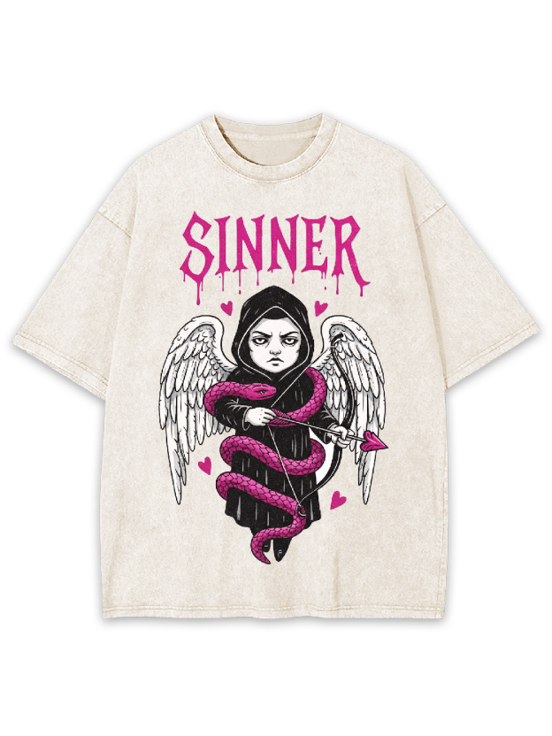 Sinner Washed Tshirt