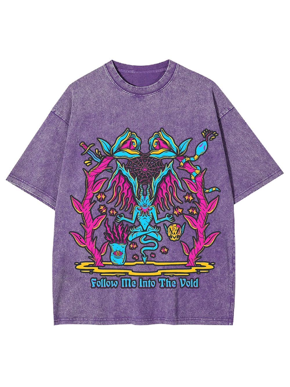 FOLLOW ME INTO THE VOID WASHED TSHIRT