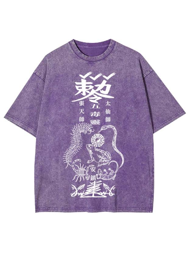 Five Poison Spirit Washed Tshirt