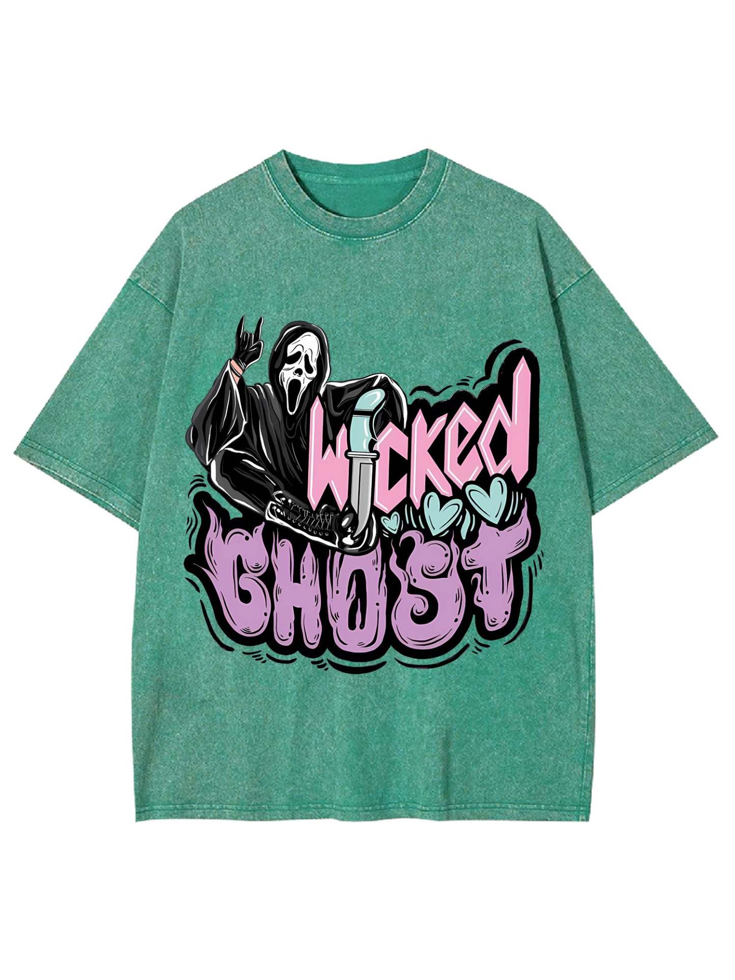 Wicked Ghost Washed Tshirt