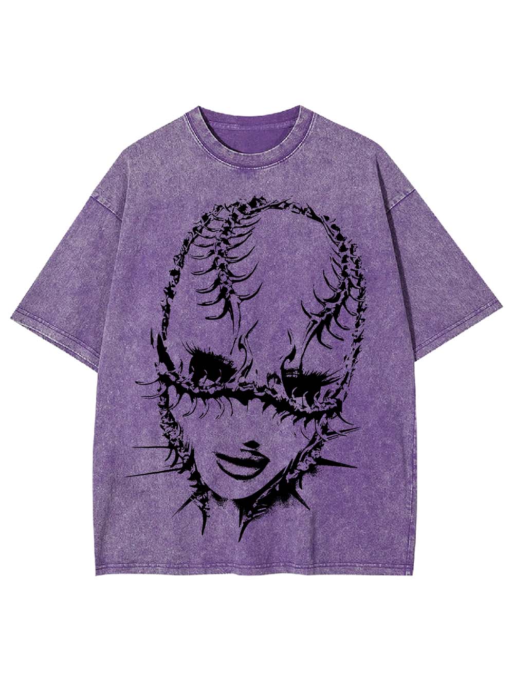 Thorned Veil of Silence Washed Tshirt