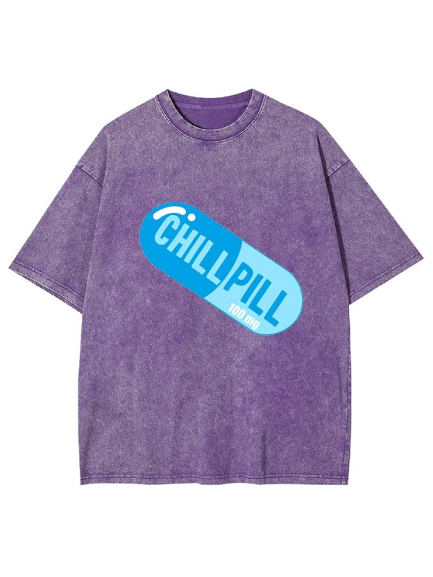 Chill Pill Washed Tshirt