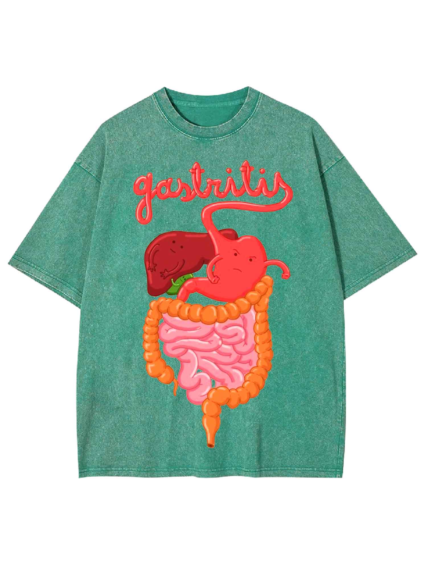 Angry Stomach Washed Tshirt