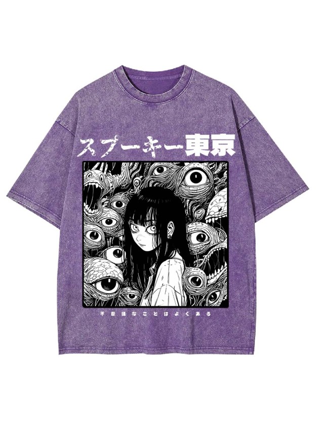 Spooky Tokyo Washed Tshirt