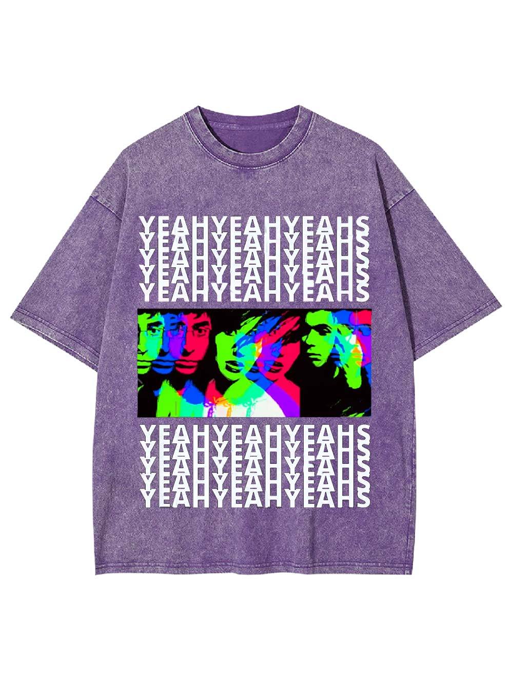 Yeah Yeah Yeahs Vibes Washed Tshirt