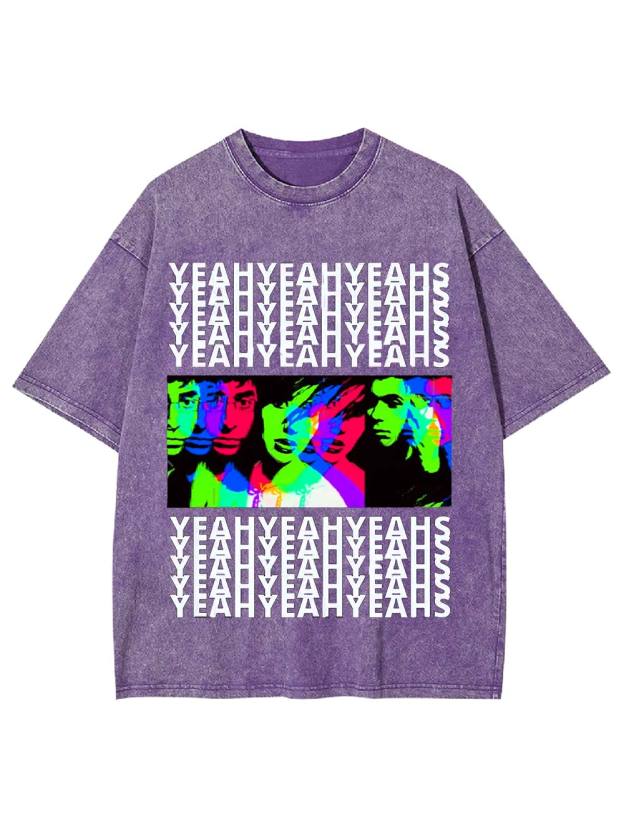 Yeah Yeah Yeahs Vibes Washed Tshirt