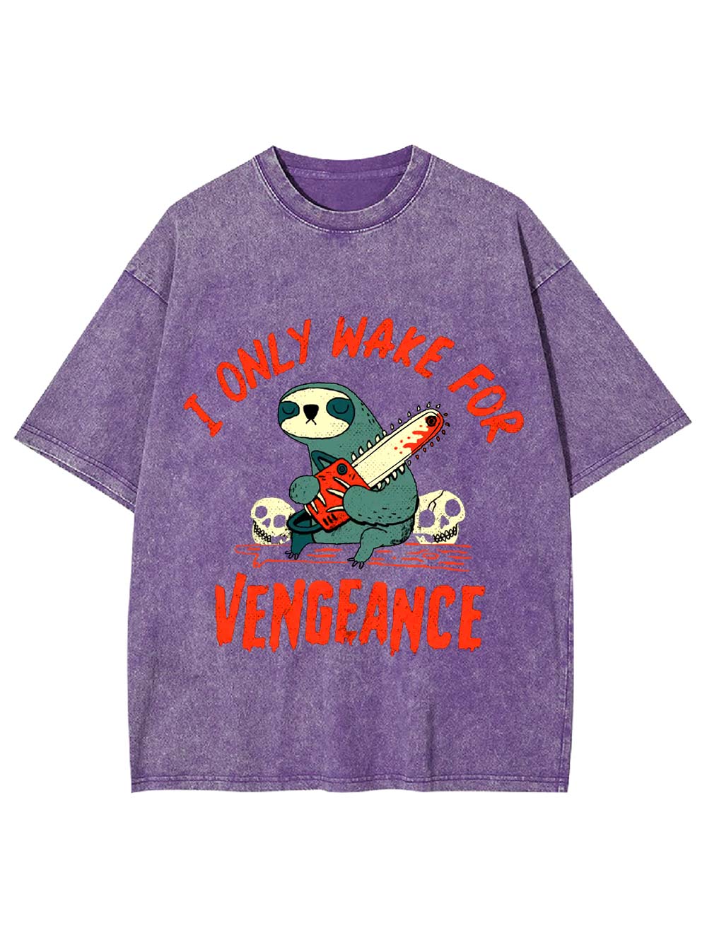 I Only Wake For Vengeance Washed Tshirt